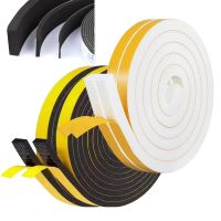 3mm 5mm EVA Thick Foam Sponge Rubber Tape Waterproof Self Adhesive Anti-collision Window Weather Door Seal Strip Decorative Door Stops