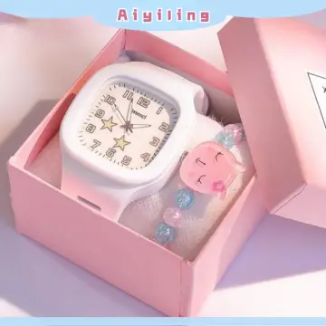 Cheap SKMEI Fashion Children Cartoon Watches Creative Students Watch Girls  Kids Digital Lovely Wristwatches | Joom