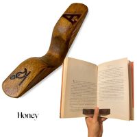 Portable Thumb Book Page Holder Thumb Bookmark Handmade Wood Page Spreader For Reading Book Lover Boy Girl Office Worker