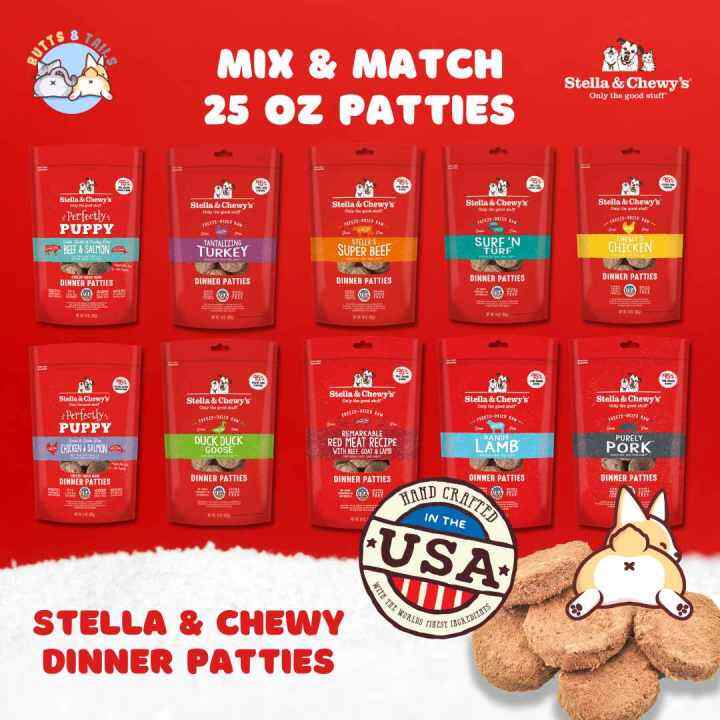 Mix & Match Stella & Chewy’s Freeze Dried Dog Food 25oz Lazada Singapore