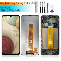 สำหรับเหมาะสำหรับ Samsung Galaxy A12 A125จอแสดงผล LCD Touch Screen Digitizer สมัชชา A125จอแอลซีดีอะไหล่ซ่อมเปลี่ยน6.5 ";