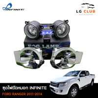 ไฟตัดหมอก ไฟสปอร์ตไลท์ ฟอร์ด แรนเจอร์ FORD RANGER 2011-2014 ( INFINITE ) พร้อมอุปกรณ์ติดตั้ง LG CLUB