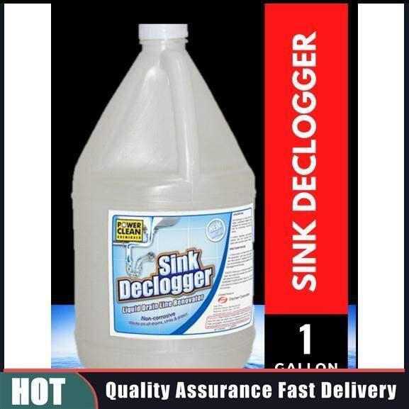 Heavy Duty Sink Drain Declogger 1 GALLON Concentrated Bathroom Kitchen