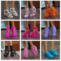 【Ready Stock】 ✔❄ C30 Princess BJD Doll accessories shoes 30cm high heels random