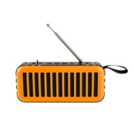 Solar Radio Portable Bluetooth Speaker Outdoor Flashlight Supports Card U Disk FM thumbnail