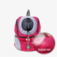 Backpack Dog Shoulder Bag Chest Bag Out Portable Travel Breathable Dog Bag Supplies Universal Traveling Carrier Backpack