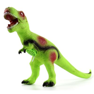 Soft rubber large dinosaur toys early childhood music story simulation dinosaur tyrannosaurus rex ankylosaurus boy animal model