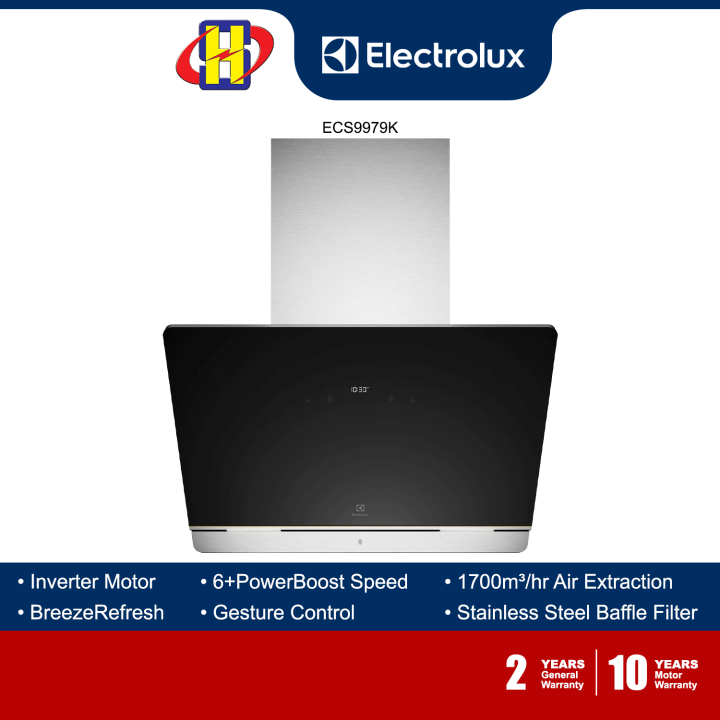Electrolux Cooker Hood (90cm) Inverter Motor UltimateTaste 700 Gesture