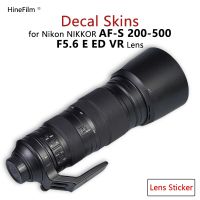 Nikon สติกเกอร์ F5.6 200500ฟิล์มป้องกันสำหรับ Nikkor AF-S 200-500Mm F/5.6E ED VR Decal Cover แผ่นฟิล์มกันรอยโน๊ตบุค