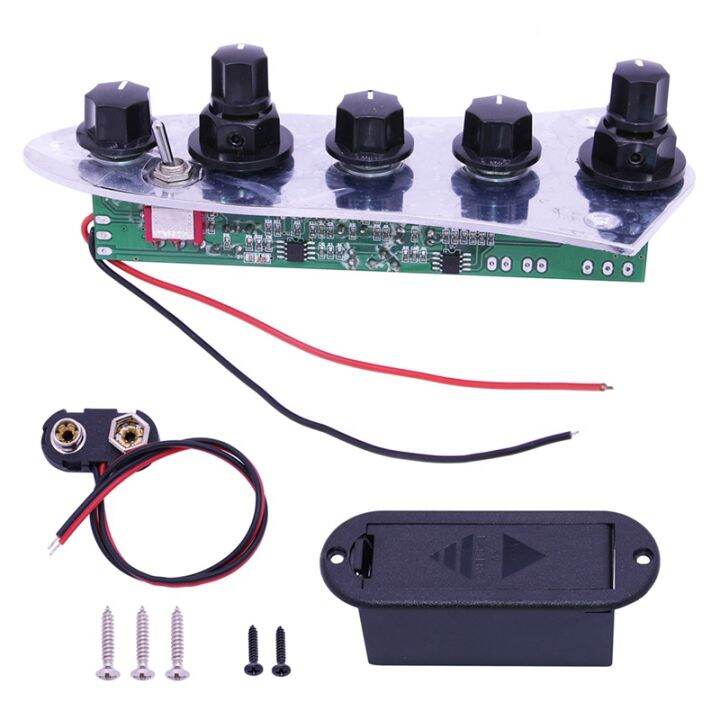 5-jazz-jb-bass-loaded-wired-control-plate-for-4-5-string-bass-guitar-parts