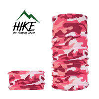 HIKE สินค้าพร้อมส่ง ผ้าบัฟ ผ้าบัพ โพกหัว กันแดด จักรยาน ตกปลา เดินป่า วิน vacation พรางใหญ่ สีชมพู