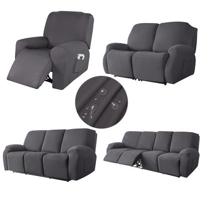✁✥ Waterproof Recliner Sofa Covers High Elasticity Lazy Boy Recliner Chair Covers Soft Anti-slip Recliner Chair Slipcover For Home
