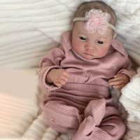 hot！【DT】☊▲  22/19inch Newborn Dolls W/ Real Baby Soft Lifelike Reborn Visible Veins for Collection