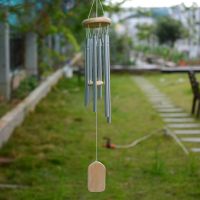 【TX】6/16/18/27 Tube Aluminum Wooden Wind Chimes Garden Decoration Relaxing Soul Chime Church Bell Wind Decoration Gift ลมตีระฆัง