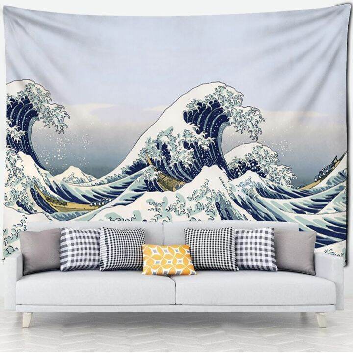 japan-kanagawa-tapestry-wall-hanging-wave-bohemian-style-aesthetics-room-simple-background-cloth-home-decor