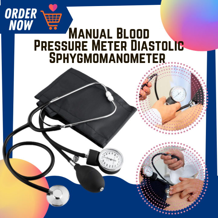 Manual Blood Pressure Meter Diastolic Sphygmomanometer Lazada PH