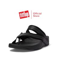 [ขายตรงโรงงาน] 2023 ใหม่ FITFLOP SLING Black and White stripes ชายรองเท้าแตะแฟชั่นรองเท้าแตะชาย, รองเท้า Fitflop, รุ่น Sling Web รองเท้าแตะ, รองเท้าชายหาด Flip-Flops