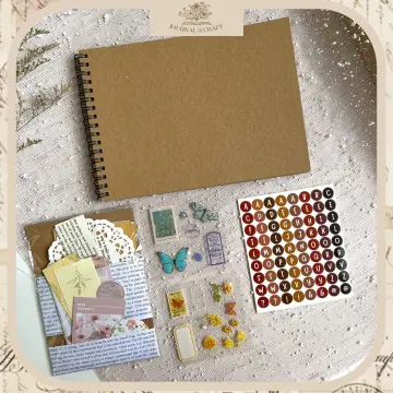 Jual Scrapbook Supplies Kit - Paket Scrapbook Aesthetic Design - Paket  Medium - Kota Bandung - Bagasi Panda