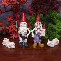 【cw】 Decoration Gnomes Staute Figurines Garden Bonsai Yard Ornaments ！