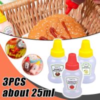 Mini Tomato Ketchup Bottle Portable Small Bento Honey Bottle Sauce Salad Squeeze Bottle Storage in Lunch Box Kitchen Gadgets