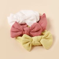 【YF】 1pc Fashion Baby Rib Headband Cotton Newborn Solid Elastic Hairbands Toddler Girls Headwear Kids Diy Hair Accessories