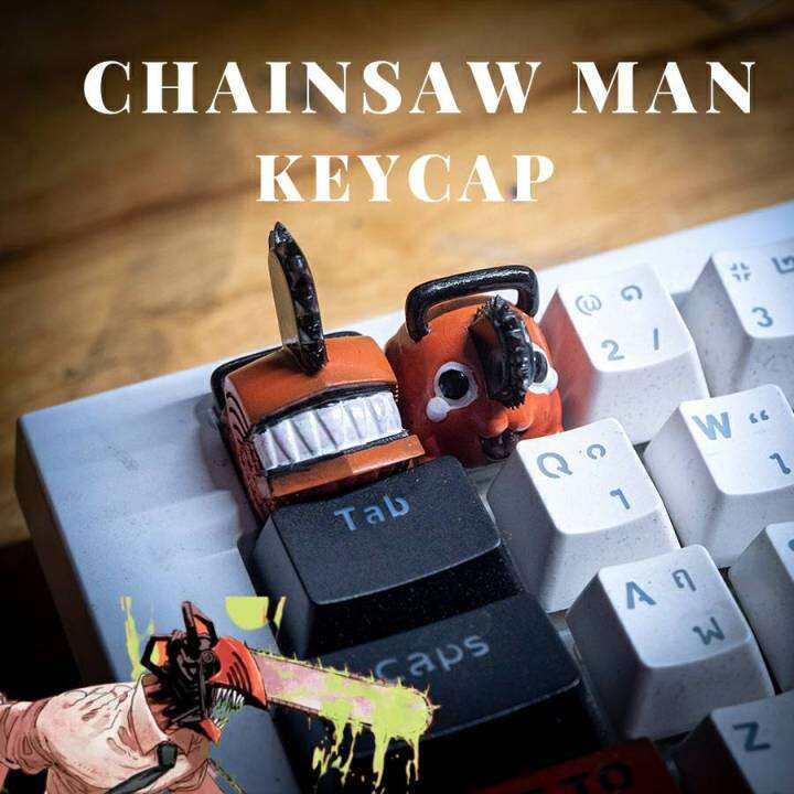 Artisan keycap Chainsaw man สำหรับ mechanical keyboard Lazada.co.th