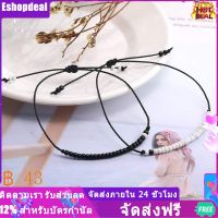 Eshopdeal【New】 สร้อยข้อมือลูกปัดผู้หญิง 2 ชิ้นสร้อยข้อมือข้อมือธรรมชาติละเอียดอ่อนสร้อยข้อมือลูกปัดขนาดเล็กเป็นของขวัญ