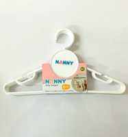 Nanny – ชุดไม้แขวนเสื้อ 5 ชิ้น สีขาว