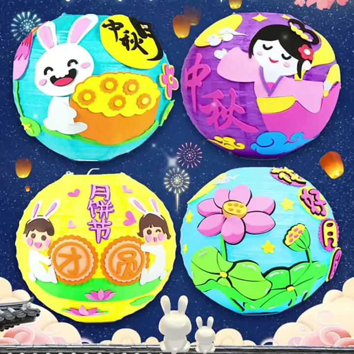 MidAutumn Festive Lantern Tang Long Paper Lantern LED Lantern Moon