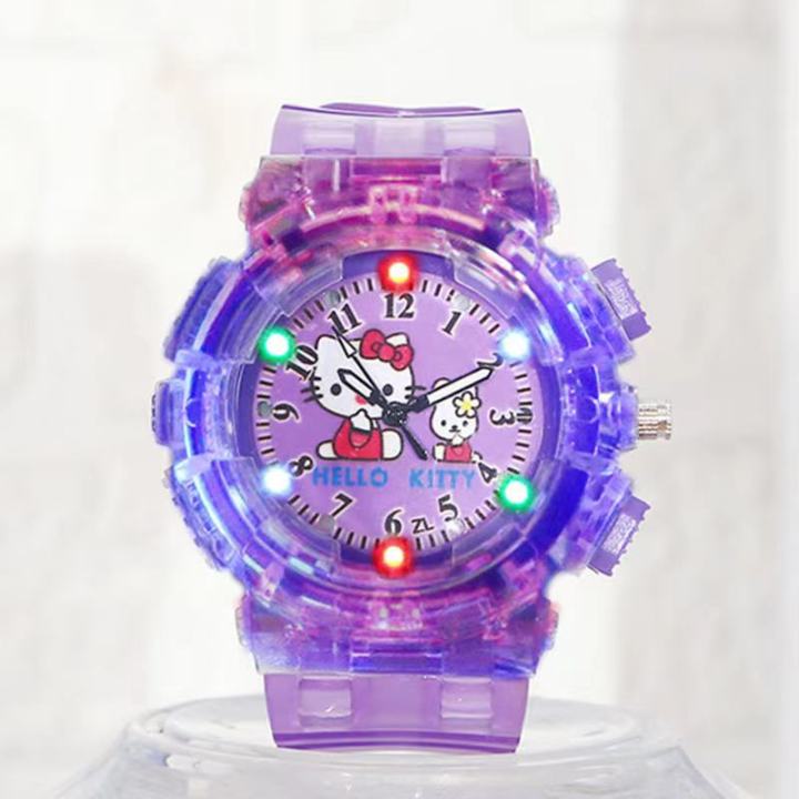 Cartoon watch children's version lights up night light 2- 6 years old ...