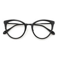 2021Acetate Metal Optical Womens Grade Glasses Frame Cat Eye Lady Computer Eyewear Transparent Prescription Glasses For Myopia NEW