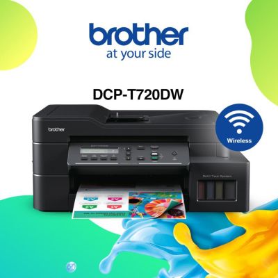 เครื่องพิมพ์  BROTHER DCP-T720DW (Print, Scan, Copy, WiFi)
