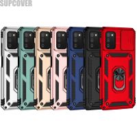 Supcover Black Red Blue Green Silver Pink TPU Silicone PC Slide Camera Lens Anti-shock Phone Case for Samsung A23 Back Cover