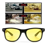 oos-Car Drivers Night Driving Glasses Eyeglasses Glare Vision Driver Safety