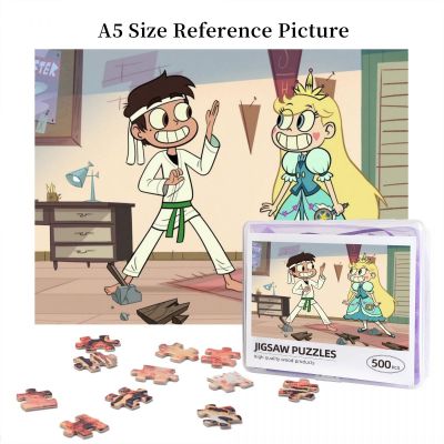 Star Butterfly Star Vs The Forces Of Evil Wooden Jigsaw Puzzle 500 Pieces Educational Toy Painting Art Decor Decompression toys 500pcs