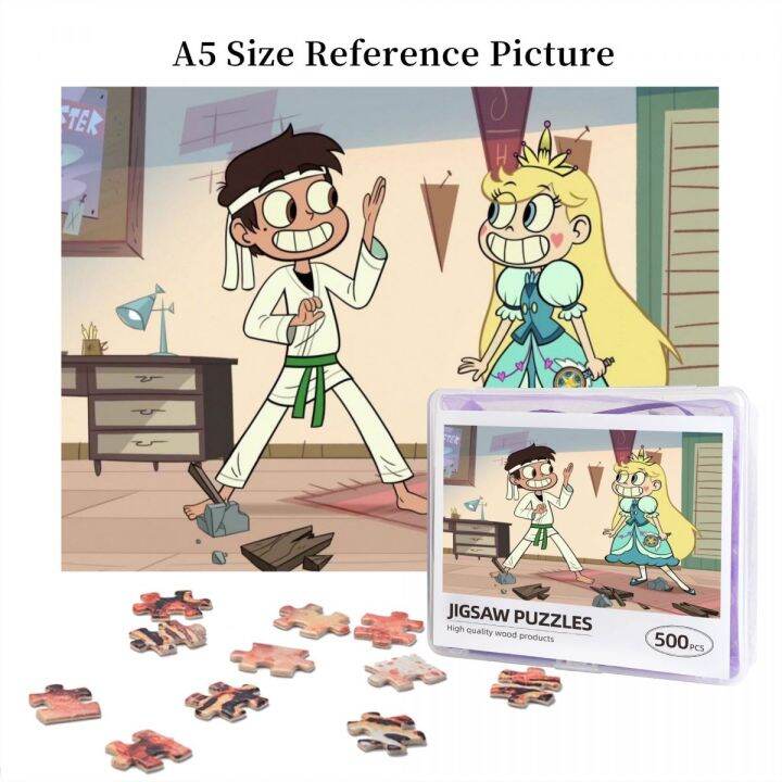 star-butterfly-star-vs-the-forces-of-evil-wooden-jigsaw-puzzle-500-pieces-educational-toy-painting-art-decor-decompression-toys-500pcs