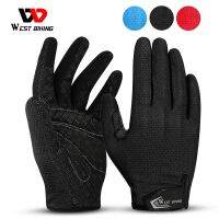 hotx【DT】 Dropship Cycling Gloves Anti Outdoor MTB Windproof Hiking Fishing