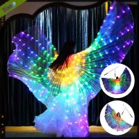 Kids Girl Boy Butterfly Wings Fairy LED Pixie Light Up Costume Party Fancy Dress