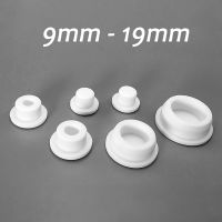 White Round Silicone Rubber Seal Hole Plugs Blanking End Caps Seal Bung Tube Pipe Inserts Plug 9mm-19mm Gas Stove Parts Accessories