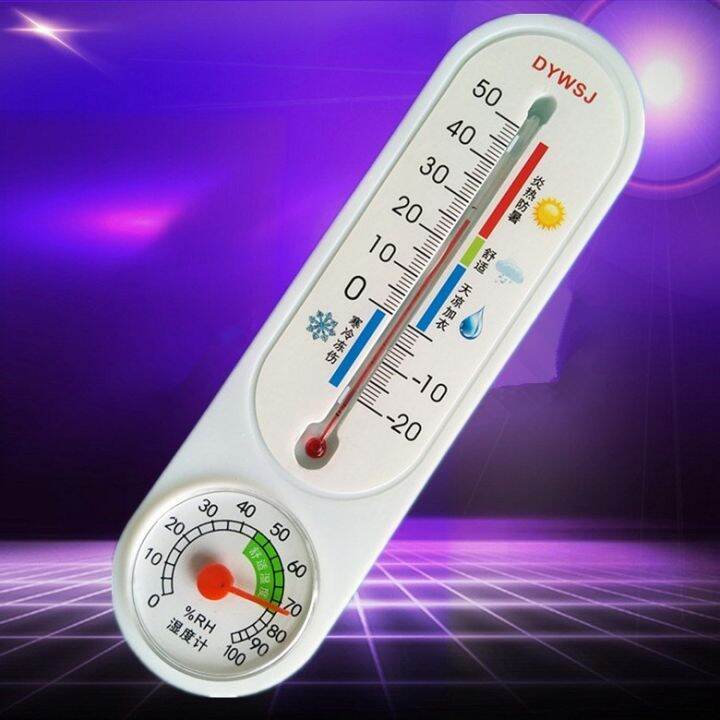 Highprecision wallmounted hygrometer for indoor and outdoor humidity