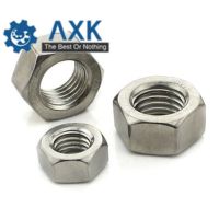 1/50/100Pcs A2 304 Stainless Steel Hex Hexagon Nut untuk M1 M1.2 M1.4 M1.6 M2 M2.5 m3 M4 M5 M6 M8 M10 M12 M16 M20 M24 Baut Sekrup