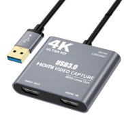Thiết bị chuyển đổi hình ảnh Video capture card 4K 1080P HDMI USB 3.0 HD