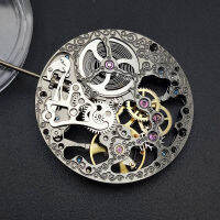 Holle 6497 Beweging Zee Gull-3600SK Te Op 9 Mechanische Hand Winding Fit Heren Horloge Volledige Skelet