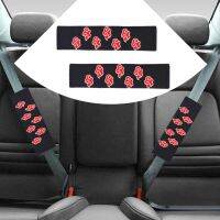 2PCS Red Cloud Akatsuki Seat Belt Cover Shoulder Pads Jdm Racing For Red Cloud Scaling Japanese Anime Type Car Styling Seat Covers