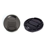 77 mm Lens Cap Protective Cover Cap New with Univeral 49mm Center Pinch Front Lens Cap for DSLR Camera