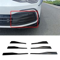 กระจังหน้ารถยนต์แถบขึ้นรูปฝาครอบไฟตัดหมอกสำหรับ VW Golf 8 Mk8 2021 2022 Abs อุปกรณ์แต่งรถยนต์