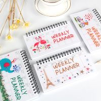 ๑ Kawaii Weekly Planner Notebook Journal Agenda 2023 Cure Diary Organizer Schedule School Stationary Office Supplies Gift
