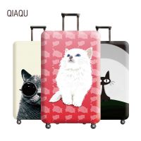 Cute Cat Luggage Cover 18-32 Inch Travel Suitcase Elastic Protective Covers Trolley Trunk Dust Case Travel Accessories