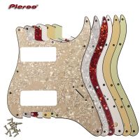 Pleroo ชิ้นส่วนกีตาร์2 P90 PICKGUARD กีตาร์ไม่มีการควบคุมสำหรับเรา11รูสกรู Strat 2 P90 Humberoo