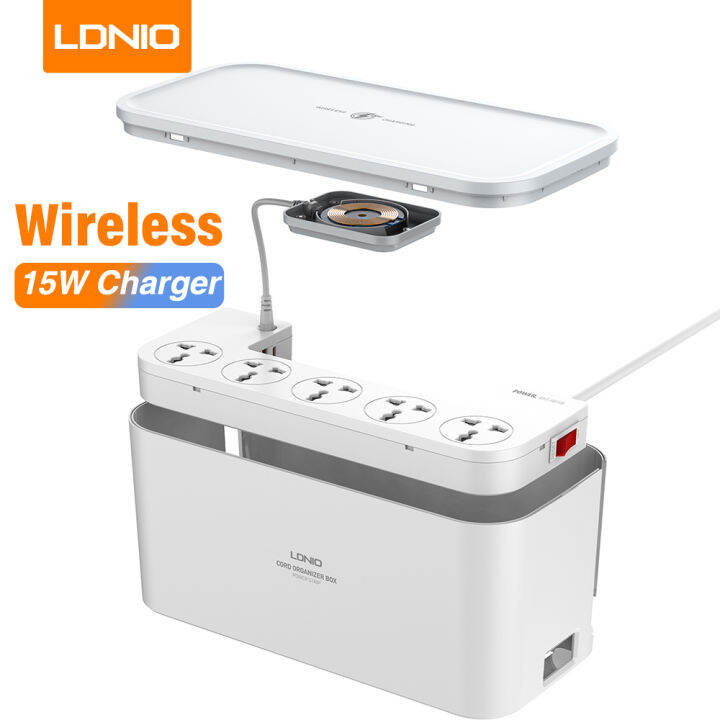 LDNIO Universal Power Strip Surge Protector Extension With Pd20w&qc3.0